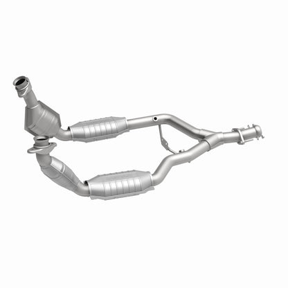 MagnaFlow Ford Mustang HM Grade Federal / EPA Compliant Direct-Fit Catalytic Converter 93344 360 Degree Image Set
