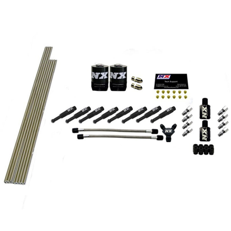 Nitrous Express 8 Cyl 1/16 Dry Nozzle Intake Plumbing Kit 13381 13381 Photo - Primary