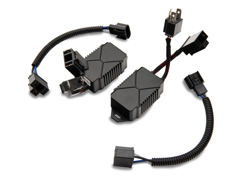 Raxiom 97-18 Jeep Wrangler TJ/JK Axial Series 13-LED Headlights- Black Housing (Clear Lens) J150093 J150093 Photo - Close Up