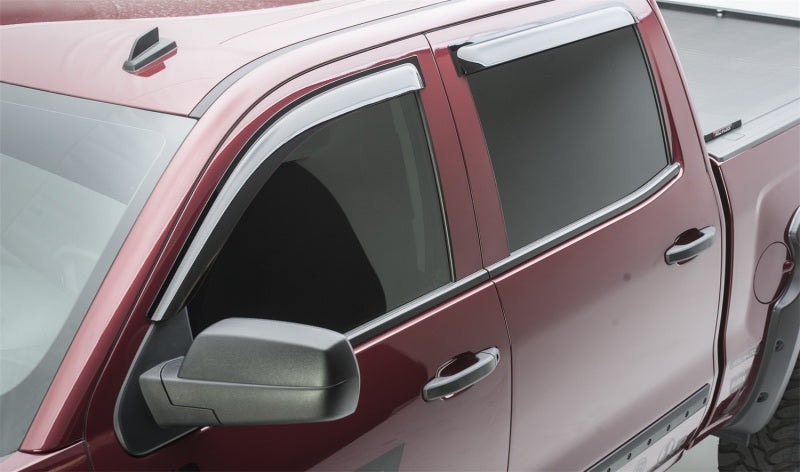 EGR 14+ Chev Silverado Crew Cab Tape-On Window Visors - Set of 4 (641771) 641771 641771 Photo - Mounted