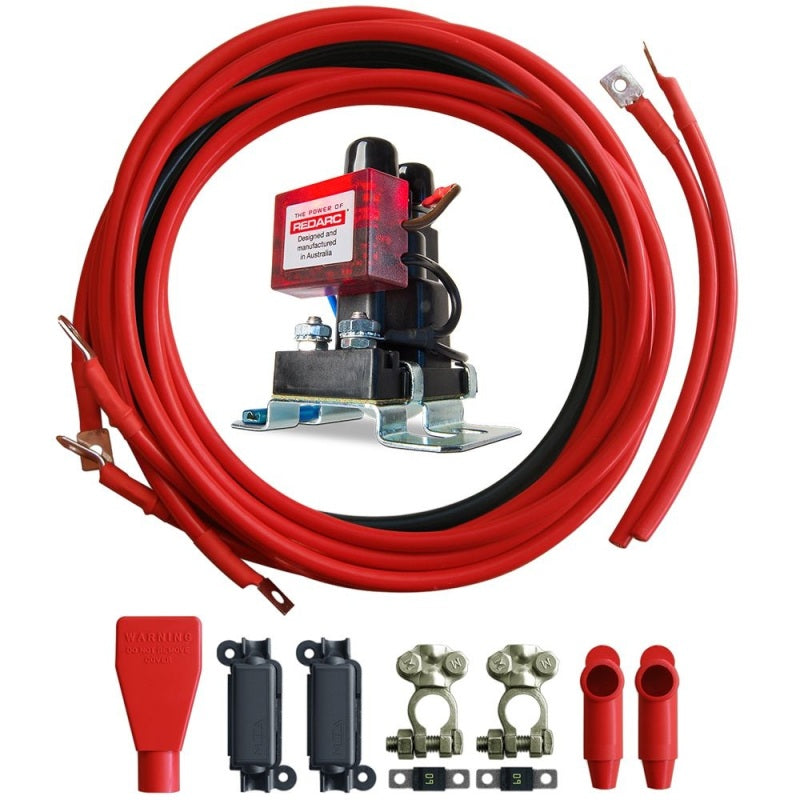 REDARC Smart Start Battery Isolator & Wiring Kit - 12V 100A SBI12KIT SBI12KIT User 1