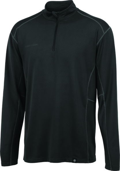 First Gear Midweight Ls Dk Gry Bselayr Sm 527598 527598 Photo - Primary