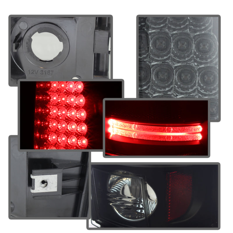 Spyder Chevy Silverado 1500 99-02 (Not Fit Stepside) LED Tail Lights Blk Smke ALT-YD-CS99-LED-BSM 5078063 5078063 User 1