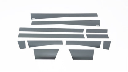 Putco 10-18 RAM 2500 Mega Cab 6.5in- 5.5in Wide w/o Factory Flares 12pcs Blk Platinum Rocker Panels 9751318BP 9751318BP Photo - Primary
