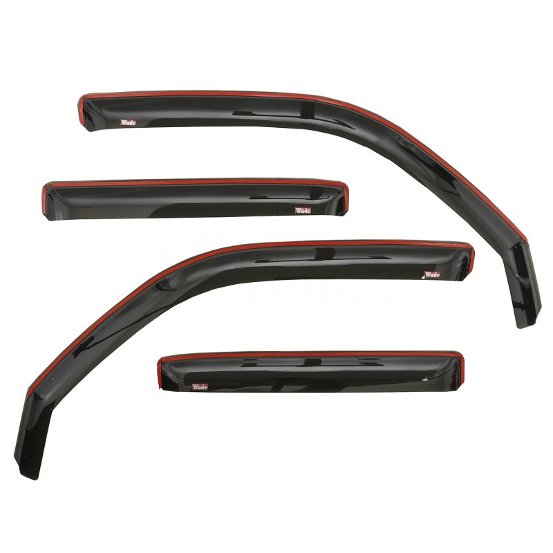 Westin 1996-2002 Toyota 4Runner Wade In-Channel Wind Deflector 4pc - Smoke 72-88491 72-88491 Photo - out of package