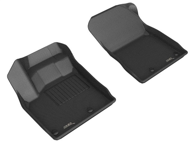 3D MAXpider 21-22 Nissan Rogue Kagu 1st Row Floormat - Black L1NS13611509 L1NS13611509 Photo - Primary