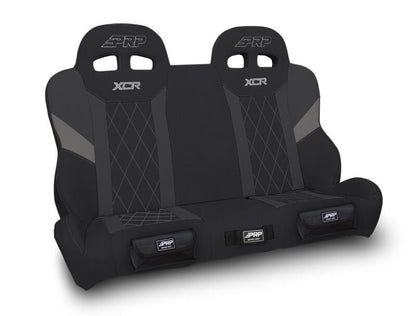 PRP Seats PRP Polaris RZR XCR Quick Release Rear Suspension Bench Seat Diamond Stich - Blk/Gray A8201-PORXP-QR-203-SDFP A8201-PORXP-QR-203-SDFP Photo - Primary