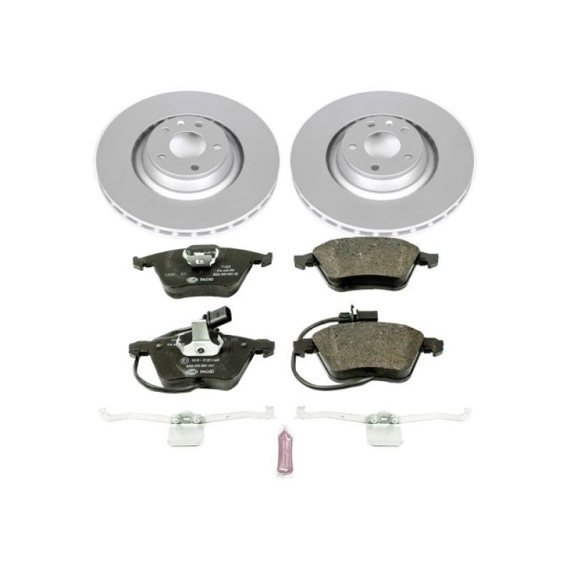 PowerStop Power Stop 05-11 Audi A6 Quattro Front Euro-Stop Brake Kit ESK5277 ESK5277 Photo - Primary