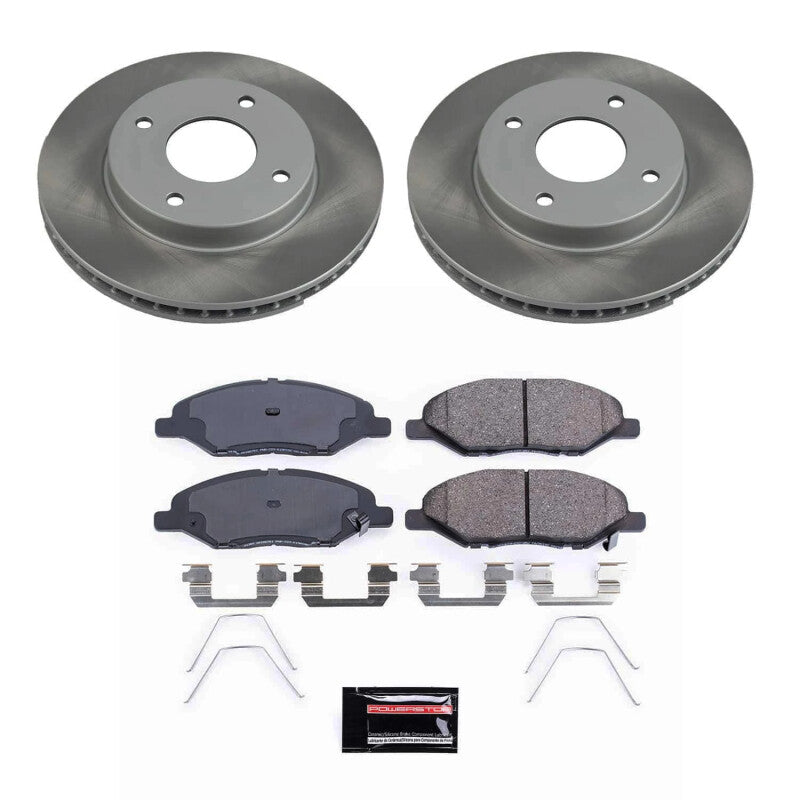 PowerStop Power Stop 09-11 Nissan Versa Front Semi-Coated Rotor Kit SC5862 SC5862 Photo - Primary