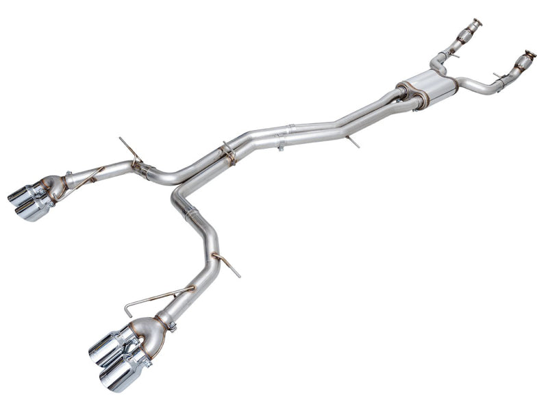 AWE Tuning 19-23 Audi C8 S6/S7 2.9T V6 AWD Track Edition Exhaust - Chrome Silver Tips 3020-42101 3020-42101 Photo - Primary