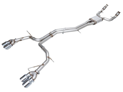 AWE Tuning 19-23 Audi C8 S6/S7 2.9T V6 AWD Track Edition Exhaust - Chrome Silver Tips 3020-42101 3020-42101 Photo - Primary