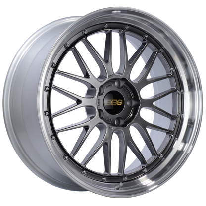 BBS LM 20x9 5x120 ET20 Diamond Black Center Diamond Cut Lip Wheel -82mm PFS/Clip Required LM283DBPK LM283DBPK Photo - Primary
