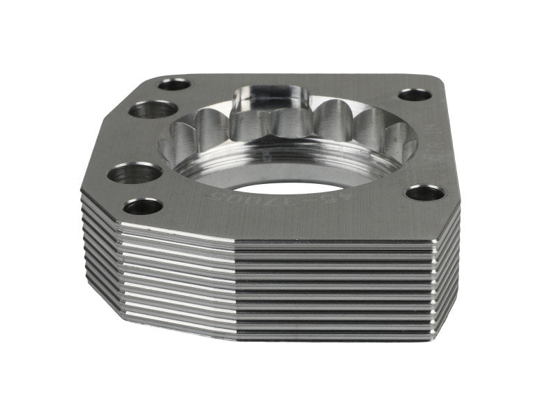 aFe 00-03 Honda S2000 L4 2.0L Silver Bullet Throttle Body Spacer - Silver 46-37005 46-37005 Photo - Unmounted