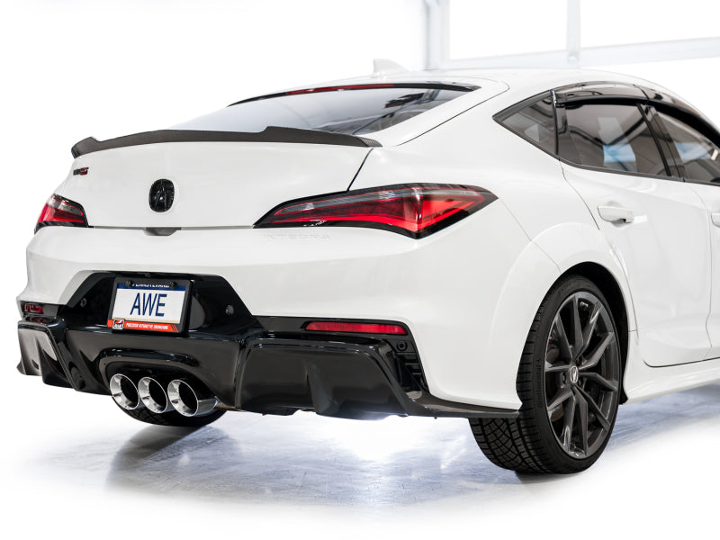 AWE Tuning 2024 Acura Integra Type S DE5 FWD Touring Edition Exhaust w/ Triple Chrome Silver Tips 3015-52335 3015-52335 Photo - Mounted
