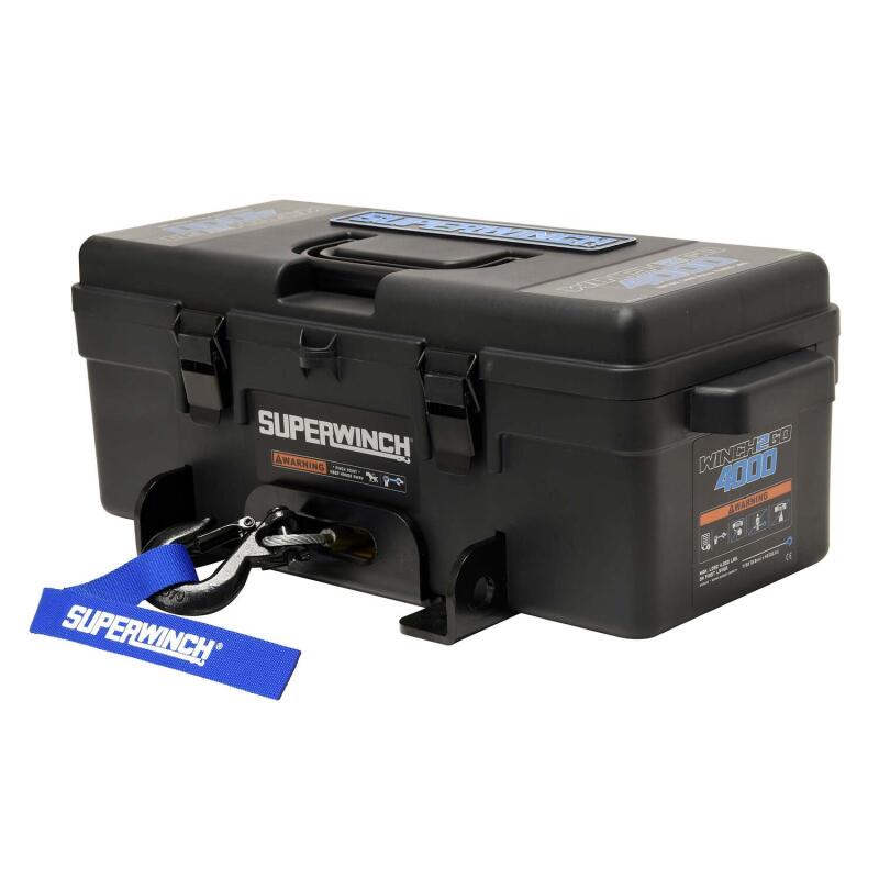 Superwinch 4000 LBS 12 VDC 3/16in x 50ft Steel Rope Winch2Go Steel Rope 1140222 1140222 Photo - out of package
