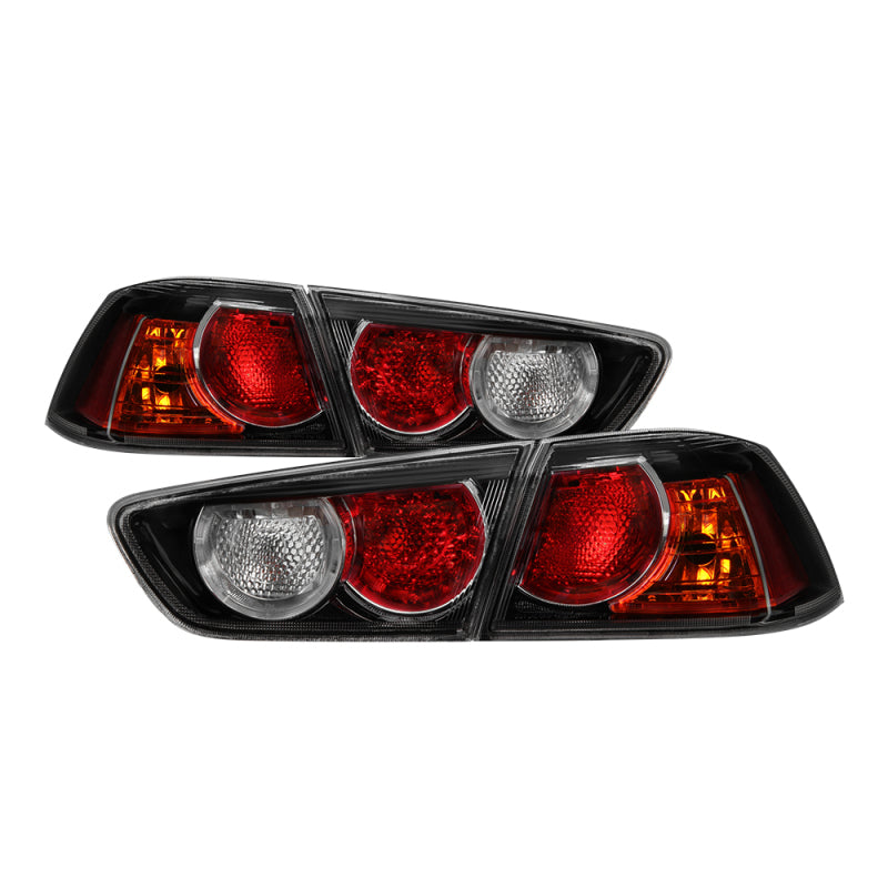 SPYDER xTune Mitsubishi Lancer 08-15 OE Style Tail Lights - Black ALT-JH-MLEVO08-OE-BK 9937323 9937323 Photo - Primary