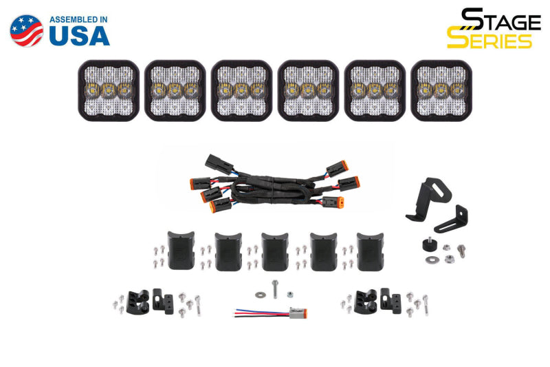 Diode Dynamics SS5 Sport Universal CrossLink 6-Pod Lightbar - Yellow Driving DD7211 DD7211 User 5