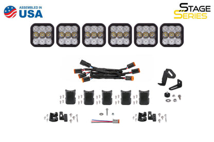Diode Dynamics SS5 Pro Universal CrossLink 6-Pod Lightbar - White Driving DD7256 DD7256 User 5
