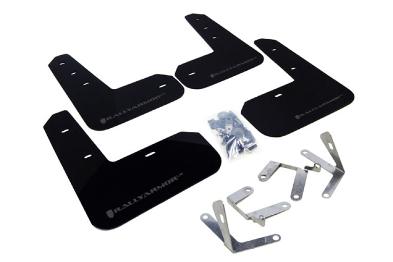 Rally Armor Mud Flap Grey Logo - FR-S BRZ MF23-UR-BLK/GRY Photo - Primary