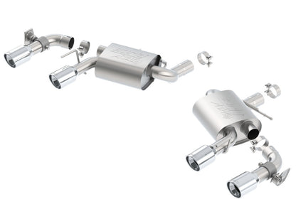 Borla 16 Chevy Camaro SS 6.2L w/ Dual NPP Atak Quad RD RL Tips Dual Exit Rear Section Exhaust 11925 11925 Photo - Primary