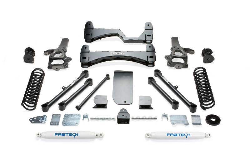 Fabtech 6" Basic System w/ Rear Performance Shocks K3055 Photo - Primary