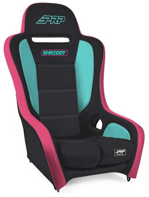 PRP Seats PRP ShReddy Podium Suspension Seat - Black- Pink / Teal SHRDYA9101-02 SHRDYA9101-02 Photo - Primary