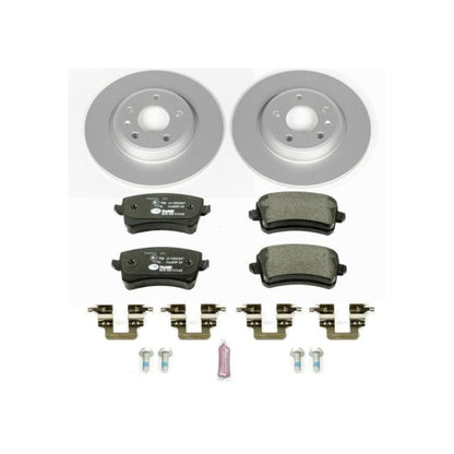 PowerStop Power Stop 09-16 Audi A4 Rear Euro-Stop Brake Kit ESK4745 ESK4745 Photo - Primary