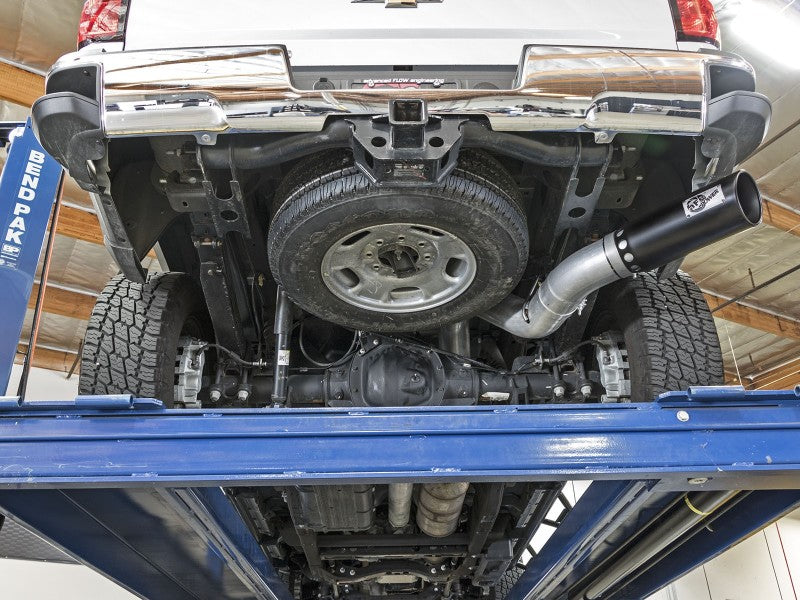 aFe  POWER 49-04081-B ATLAS  DPF-Back Aluminized Steel Exhaust System 49-04081-B Photo - Mounted