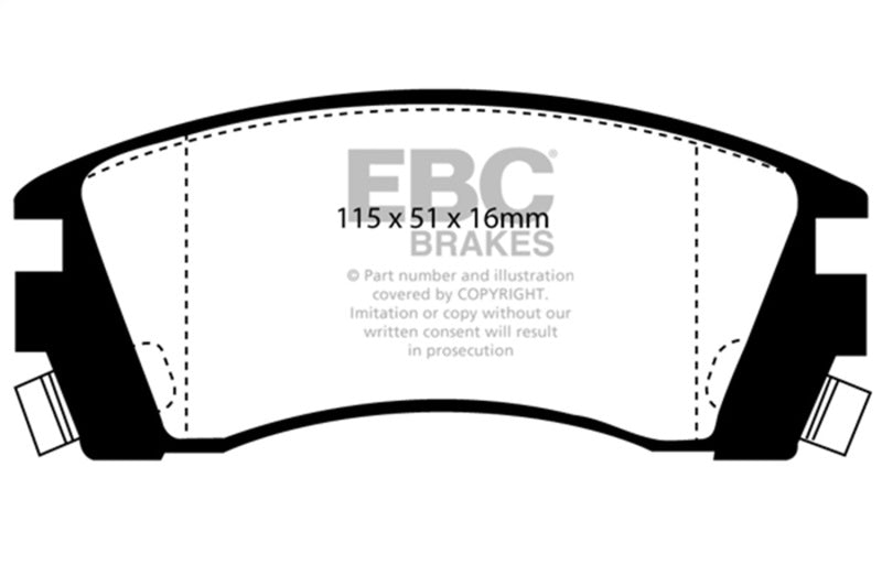 EBC Disc Brake Pad Set DP2988 Photo - Primary