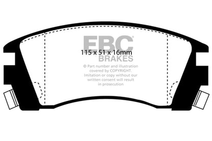 EBC Disc Brake Pad Set UD509 Photo - Primary