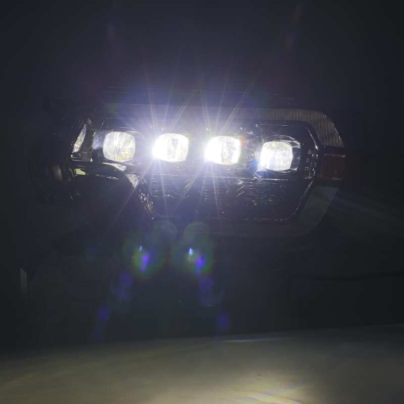 AlphaRex 12-15 Toyota Tacoma NOVA LED Proj Headlights Plank Alpha Blk w/Activ Light/Seq Signal/DRL 880752 880752 User 5