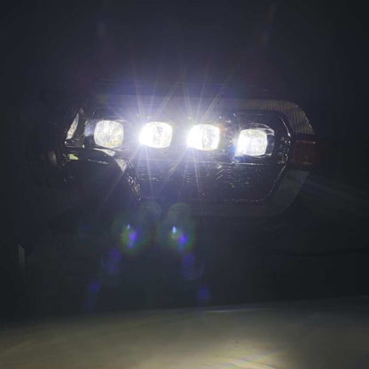 AlphaRex 12-15 Toyota Tacoma NOVA LED Proj Headlights Plank Alpha Blk w/Activ Light/Seq Signal/DRL 880752 880752 User 5