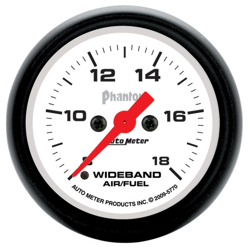 Autometer Gauge, Air/Fuel Ratio-Wideband, Analog, 2 1/16", 8:1-18:1, Stepper Mot 5770 Photo - Primary