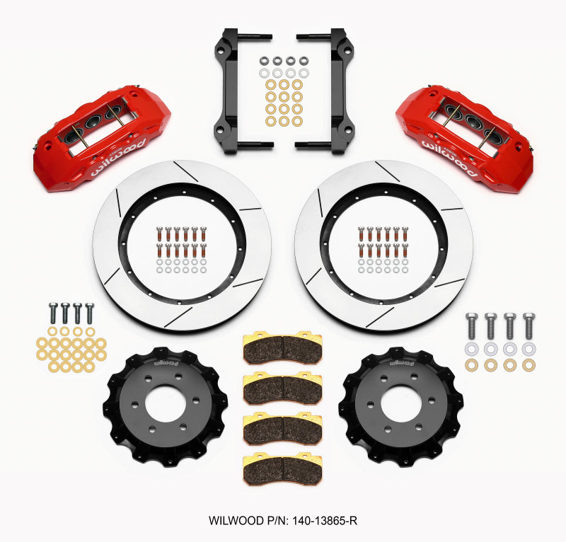 Wilwood TX6R Front Kit, 15.50", Red, 2010-Up Ford F150 140-13865-R Photo - Primary