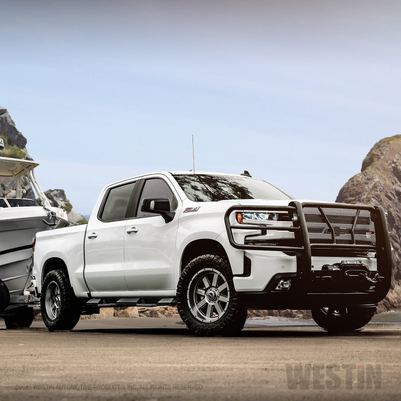 Westin HDX Winch Mount Grille Guard 57-93955 Photo - Mounted