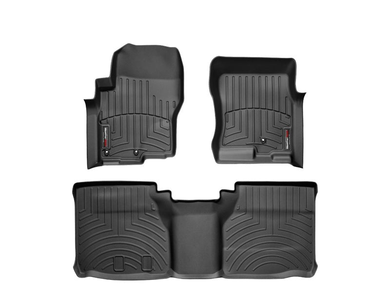 WeatherTech WT FloorLiner - Rear - Blk Floor Mats Floor Mats - Rubber main image