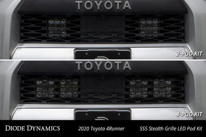 Diode Dynamics 14-23 Toyota 4Runner SS5 Stealth Grille LED 2-Pod Kit - Sport Yellow Combo DD7535 DD7535 User 8