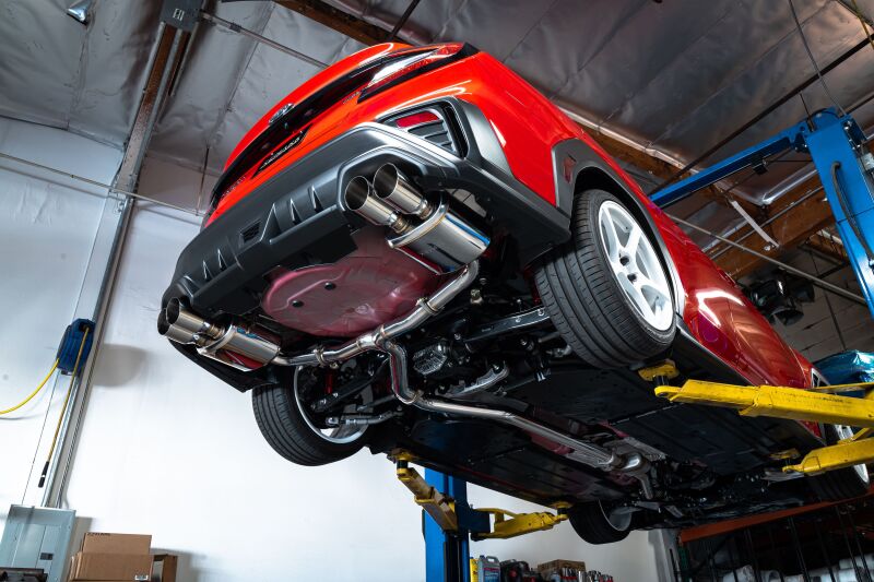 Remark Catback Exhaust, Subaru WRX VB - Stainless Single 4 Quad Tips (Resonated) RK-C4076S-02C RK-C4076S-02C User 1