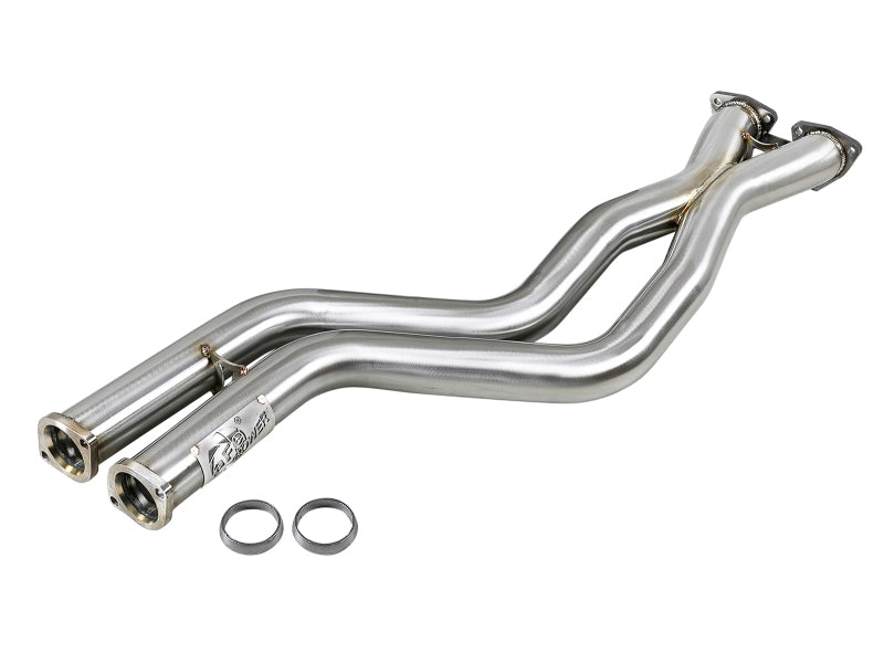 aFe Twisted Steel HDR X-Pipe SS-304 01-06 BMW M3 3.2L S54 48-36324 48-36324 Photo - Primary
