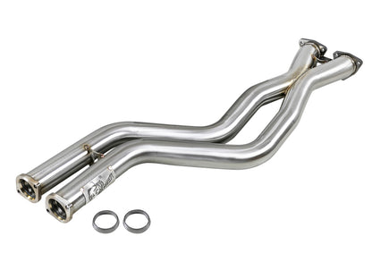 aFe Twisted Steel HDR X-Pipe SS-304 01-06 BMW M3 3.2L S54 48-36324 48-36324 Photo - Primary