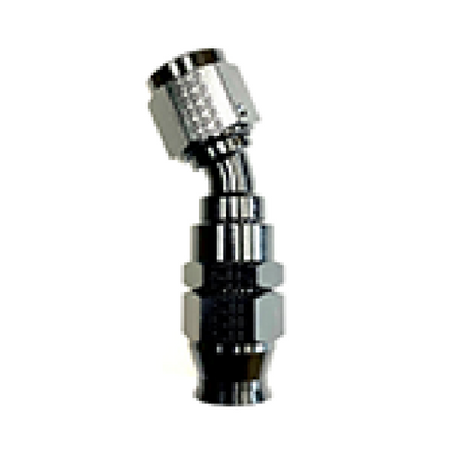Fragola -6AN Real Street 30 Degree Hose End Black For PTFE Hose 683006-BL 683006-BL Photo - Primary