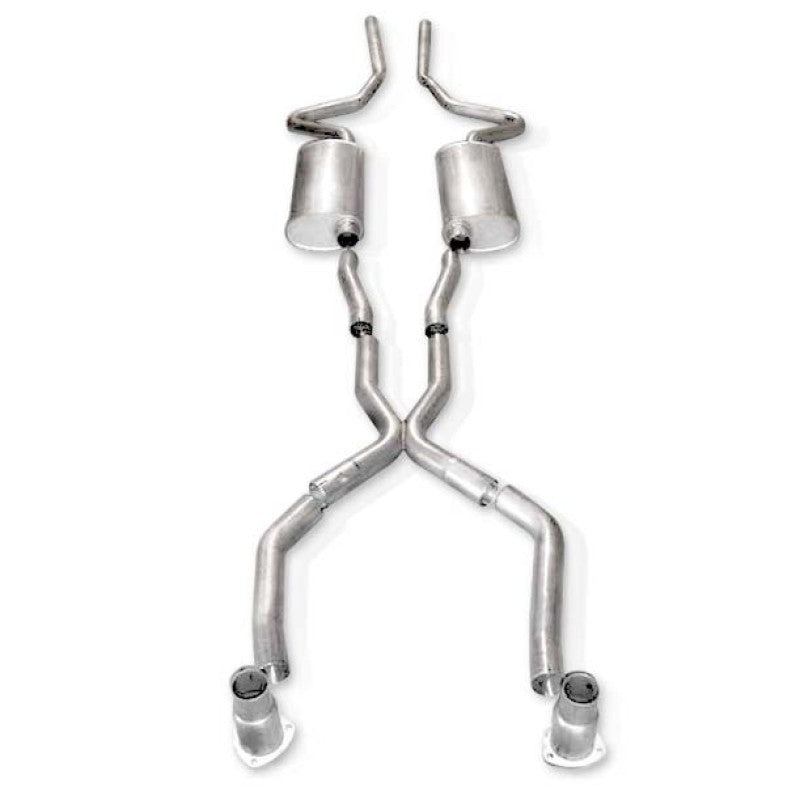 Stainless Works Chevy chevelle Small/Big Block 1968-72 Exhaust 2.5in Stainless Dual CV6782.5X CV6782.5X Photo - Primary