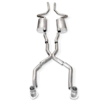 Stainless Works Chevy chevelle Small/Big Block 1968-72 Exhaust 2.5in Stainless Dual CV6782.5X CV6782.5X Photo - Primary