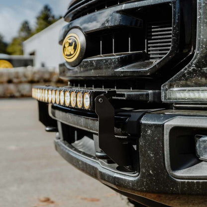 KC HiLiTES 11-16 Ford Super Duty Front Bumper Light Bar Mount For 40in Flex Era LED Light Bar 7353 7353 Photo - lifestyle view