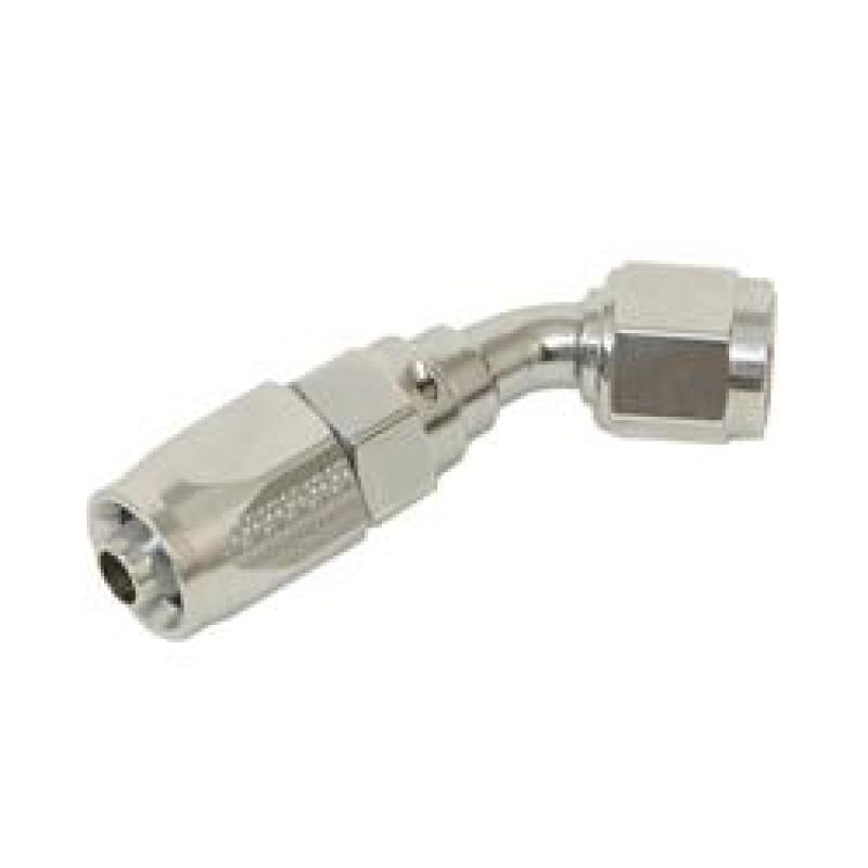 Fragola -8AN x 45 Degree Pro-Flow Hose End Chrome 224508-CH 224508-CH Photo - Primary