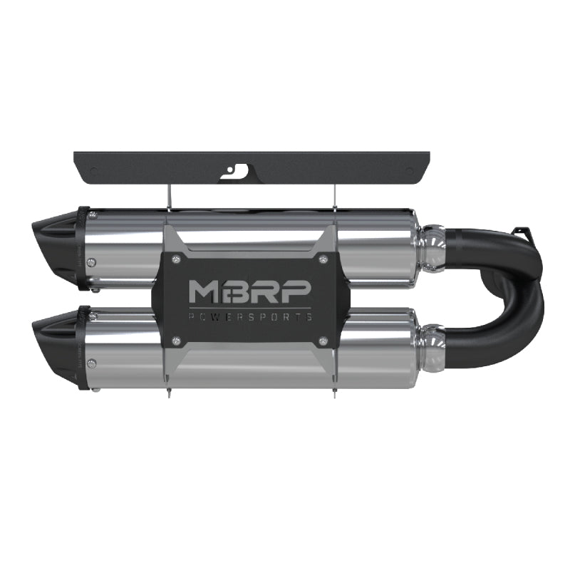MBRP 2014 Polaris RZR XP 1000 Stacked Dual Slip-On Performance Series Exhaust AT-9516PT AT-9516PT Photo - Primary