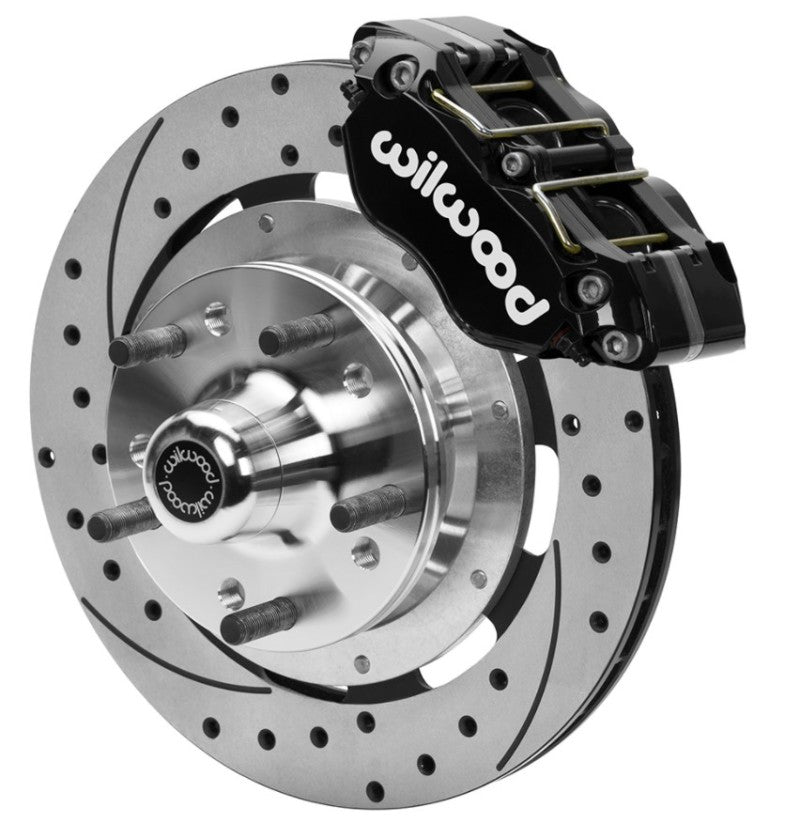 Wilwood 70-81 FBody/75-79 A&XBody Dynapro Frt Brk Kit 11.75in D/S Rtr Blk Caliper Use w/ PD Spindle 140-15981-D 140-15981-D User 1