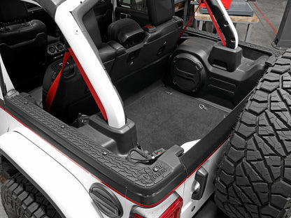 aFe 18-22 Jeep Wrangler JL (4-Door Models w/ 3-Piece Hard-Top Only) Terra Guard Tub Rail Covers 79-25001 79-25001 Photo - Mounted
