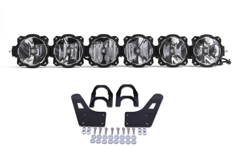 KC HiLiTES Yamaha YXZ1000R 39in. Pro6 Gravity LED 6-Light 120w Combo Beam Overhead Light Bar System 91310 91310 Photo - Primary