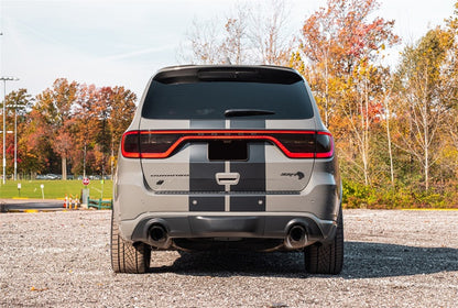 CORSA Performance Corsa 21-22 Dodge Durango SRT Hellcat Cat-Back 2.75in Dual Rear Exit Xtreme 4.5in Black PVD Tips 21196BLK 21196BLK Photo - Mounted